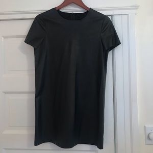 Topshop 'Paloma' Faux Leather Dress